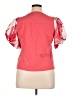 DKNY Red Short Sleeve Top Size XL - photo 2