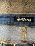 Vocal 100% Cotton Hearts Blue Jeans Size L - photo 7