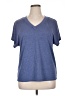 Emery Rose Blue Short Sleeve Top Size XL - photo 1
