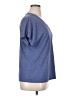 Emery Rose Blue Short Sleeve Top Size XL - photo 4