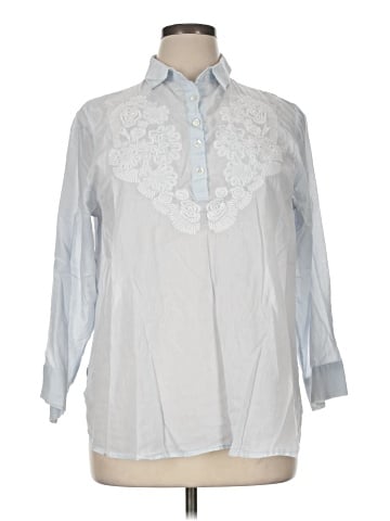 Gretchen Scott Designs 3/4 Sleeve Blouse (view 1)