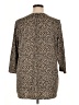 Carolina Belle Animal Print Brown 3/4 Sleeve Blouse Size 1X - photo 2