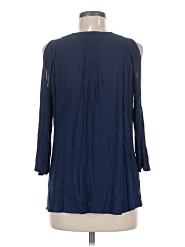 Pale Sky 3/4 Sleeve Blouse (view 2)