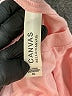 Canvas Solid Pink Short Sleeve T-Shirt Size XL - photo 7