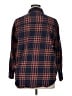 Old Navy 100% Cotton Plaid Blue Long Sleeve Button-Down Shirt Size XL - photo 2