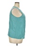 Talbots 100% Silk Teal Sleeveless Silk Top Size 20 - photo 4