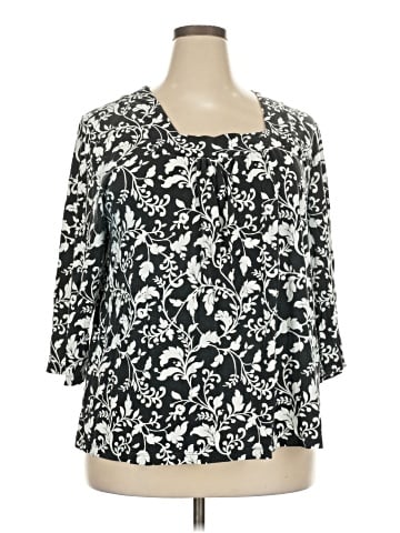 SONOMA life + style 3/4 Sleeve Blouse (view 1)