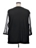89th & Madison Black 3/4 Sleeve Top Size 3X - photo 2