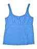 Lands' End Chevron-herringbone Blue Swimsuit Top Size 16 - photo 1