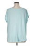 Zella Teal Short Sleeve T-Shirt Size 1X - photo 2