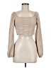 Kirious Tan Long Sleeve Blouse Size M - photo 1
