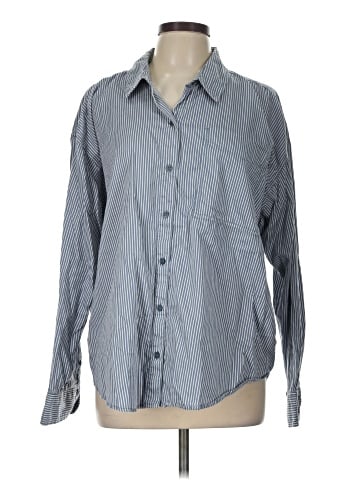 American Eagle Outfitters Long Sleeve Button-Down Shirt (view 1)