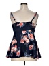 Torrid Floral Blue Sleeveless Top Size 1X Plus (1) - photo 2