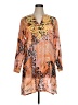 Raj 100% Cotton Orange 3/4 Sleeve Blouse Size XL - photo 1