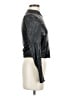 Theory 100% Leather Black Leather Jacket Size 00 - photo 4