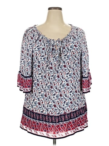 Westport 3/4 Sleeve Blouse (view 1)