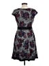 Yellow Star 100% Polyester Tweed Gray Casual Dress Size L - photo 2