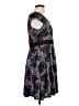 Yellow Star 100% Polyester Tweed Gray Casual Dress Size L - photo 4