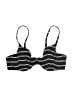 Shade & Shore Stripes Black Swimsuit Top Size L - photo 1