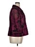 Alex Evenings 100% Polyester Burgundy Jacket Size 1X - photo 4