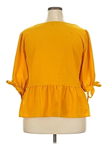 ELOQUII Long Sleeve Blouse (view 2)
