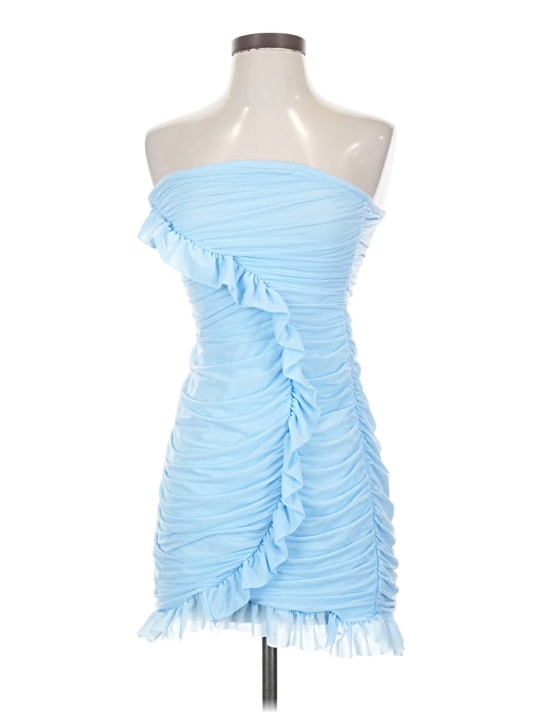 Pre-owned Wild Fable Cocktail Dress In Blue