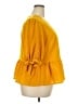 ELOQUII Yellow Long Sleeve Blouse Size 20 Plus - photo 4
