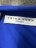 Trina Turk Solid Blue Cocktail Dress Size XL (estimated) - photo 7