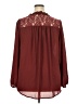 Torrid 100% Polyester Burgundy 3/4 Sleeve Blouse Size 2X Plus (2) - photo 2