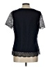 The Limited 100% Polyester Blue Short Sleeve Top Size L - photo 2