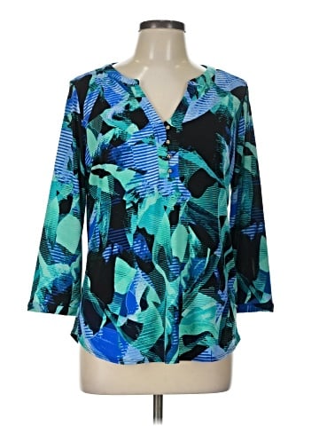 Dana Buchman 3/4 Sleeve Blouse (view 1)