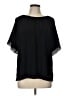 Anne Klein Black Short Sleeve Blouse Size L - photo 1