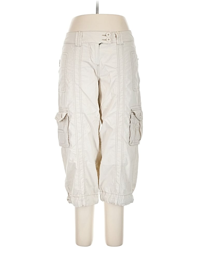 Pre-owned Cabi Cargo Pants In Ivory