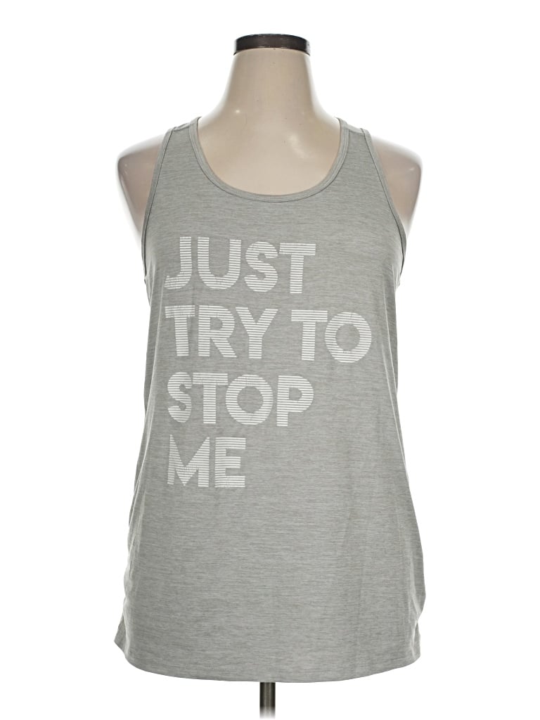 Pre-owned C9 By Champion Tank Top Gray Halter Neckline Tops