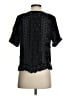 Johnny Was 100% Rayon Black Short Sleeve Blouse Size S - photo 2