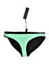 Triangl Color Block Green Swimsuit Bottoms Size 2 - photo 1