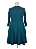ModCloth Solid Teal Casual Dress Size 2X - photo 2