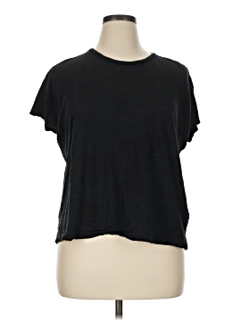 Madewell Dolman-Sleeve Crewneck Tee in Slub (view 1)