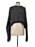 rue21 100% Polyester Metallic Gray Turtleneck Sweater Size L - photo 1