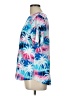 N Touch Tie-dye Blue Short Sleeve Blouse Size L - photo 5