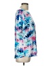 N Touch Tie-dye Blue Short Sleeve Blouse Size L - photo 4
