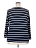 Lauren by Ralph Lauren Stripes Blue Pullover Sweater Size 2X - photo 2