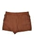 Lou & Grey Solid Brown Shorts Size XL - photo 1