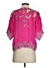 Johnny Was Pink Short Sleeve Blouse Size XS - photo 2