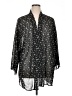 wonderly 100% Polyester Black 3/4 Sleeve Blouse Size 1X - photo 1