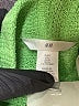 H&M Chevron-herringbone Green Casual Pants Size L - photo 5