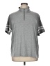 Fashion Gray Short Sleeve Top Size XL - photo 1