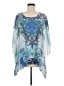 Cal Style Blue 3/4 Sleeve T-Shirt Size L - photo 1