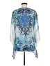 Cal Style Blue 3/4 Sleeve T-Shirt Size L - photo 2