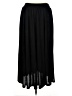 Commense Solid Black Casual Skirt Size XL - photo 1